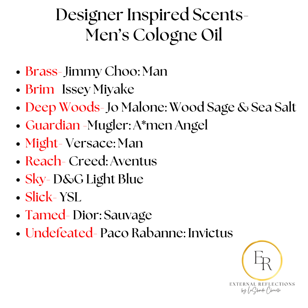 Cologne Oil Roller Ball-Designer Inspired Fragrances