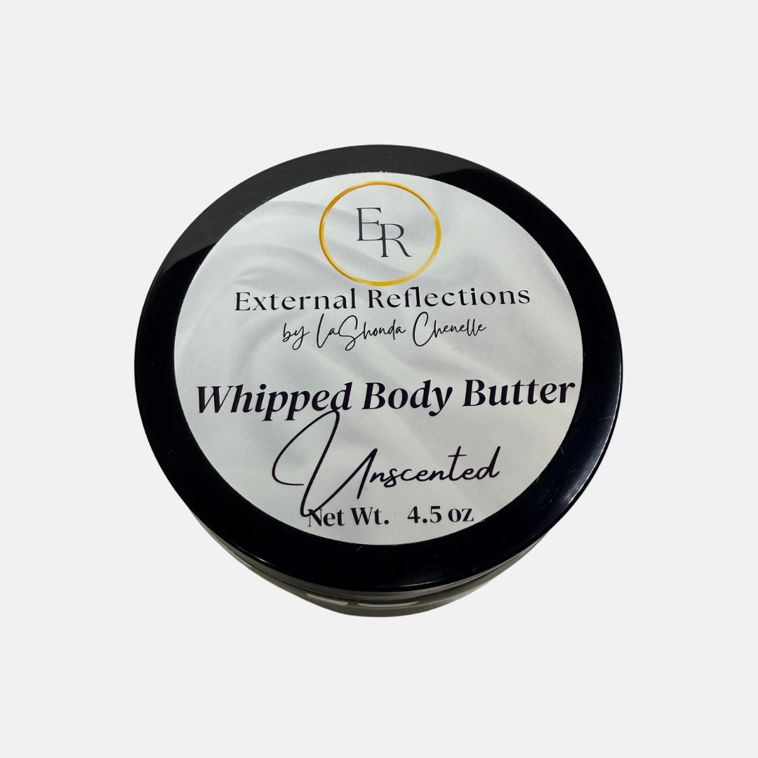 Unscented Whipped Body Butter- 8 oz Jar
