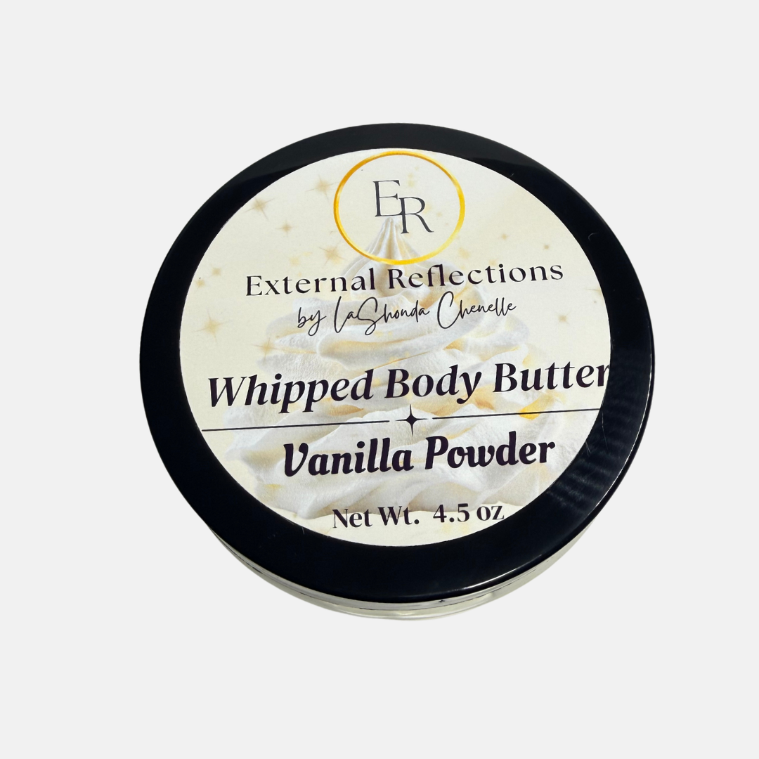 Vanilla Powder Whipped Body Butter- 8 oz Jar
