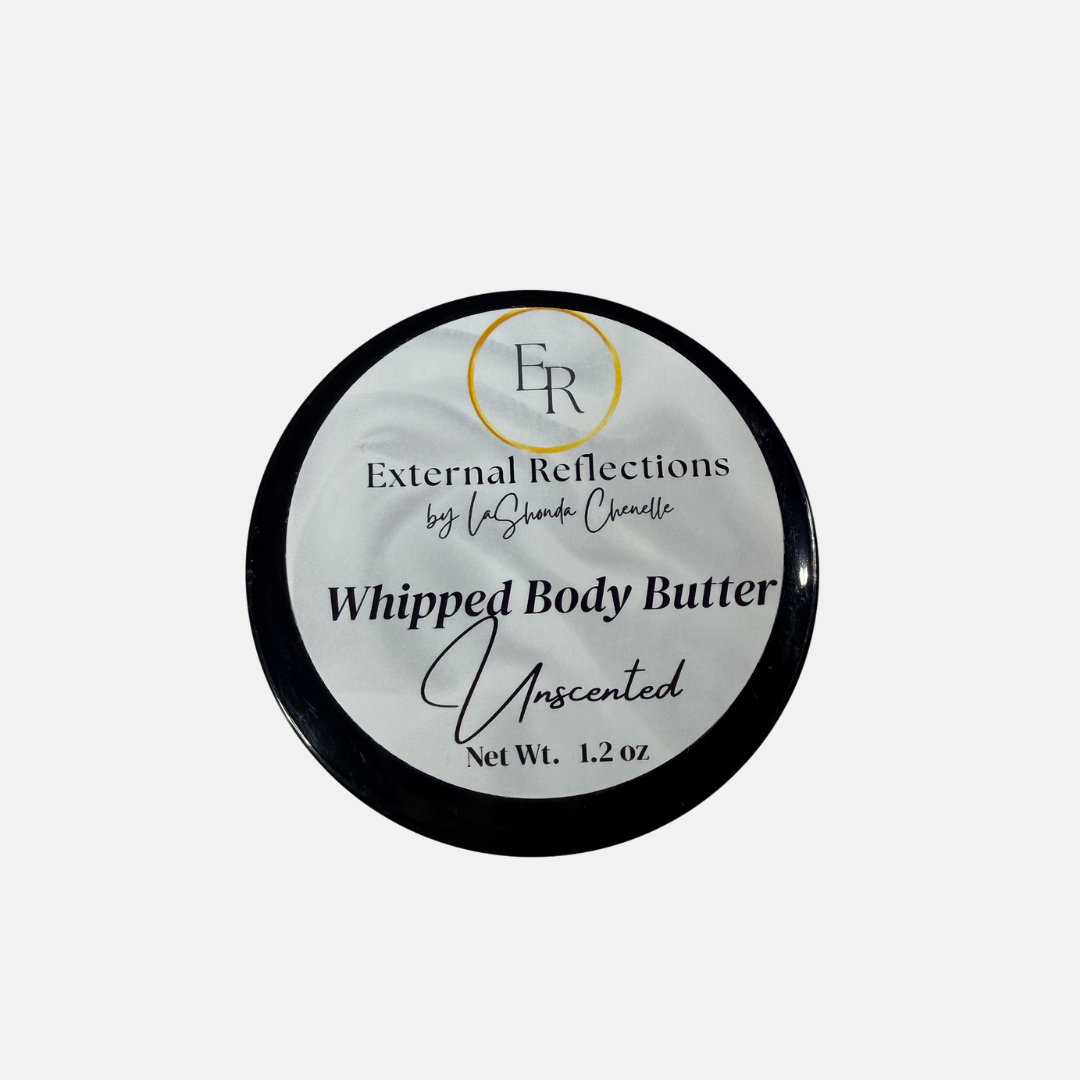 Unscented Whipped Body Butter- 2 oz Jar