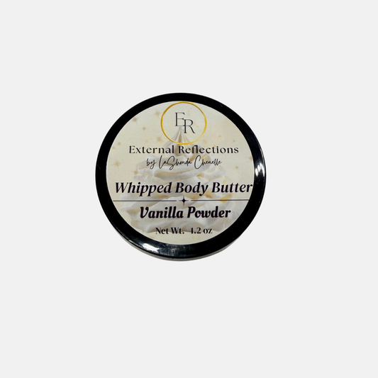 Vanilla Powder Whipped Body Butter- 2 oz Jar