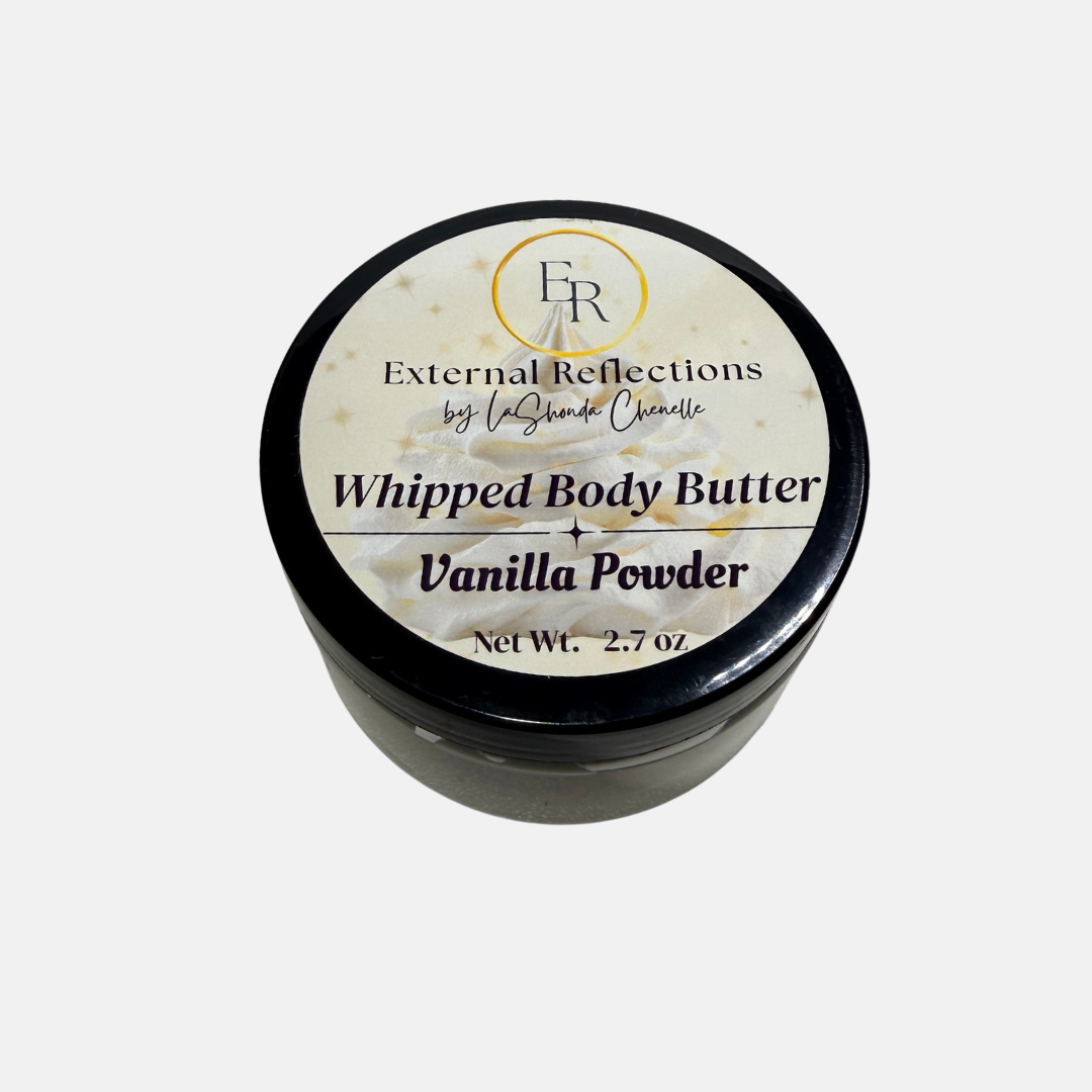 Vanilla Powder Whipped Body Butter- 4 oz Jar