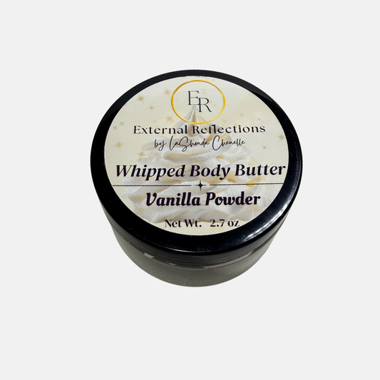 Vanilla Powder Whipped Body Butter- 4 oz Jar